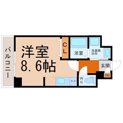 パルティール金山の物件間取画像